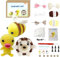 Yeria Häkelset für Anfänger – DIY Häkelset mit Biene, Igel & Ente – Komplettes Amigurumi Set mit Video-Tutorial für Kinder & Erwachsene – Kreatives Geschenk für Bastelfans