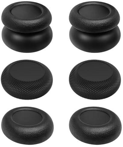 6PCS Thumb Grips Joystick Caps for PS5/PS4 Controller, Silicone Non-Slip Controller Thumb Grips, Compatible with PS5/ PS4/ NS PRO/XBOX, Three Heights