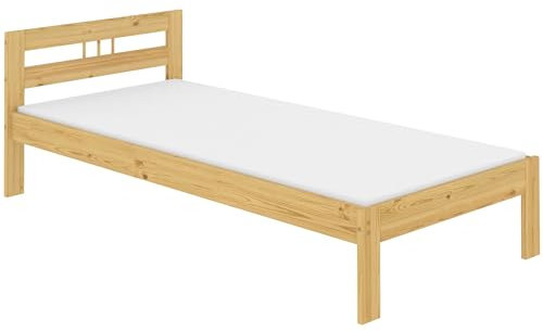 Erst-Holz® Massivholzbett Jugendbett 80x200 Einzelbett Futonbett Kinderbett Rollrost Matratze 60.64-08 M