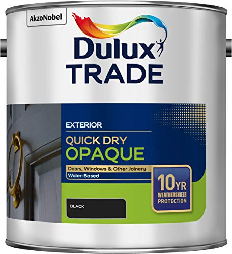 Dulux Trade Weathershield Quick Dry Opaque Black 2.5L
