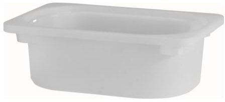 TROFAST Aufbewahrungsbox, weiß, Größe 20 x 30 x 10 cm, passt in die TROFAST-Rahmen, stapelbar, wenn sie mit traditionellem Deckel be.