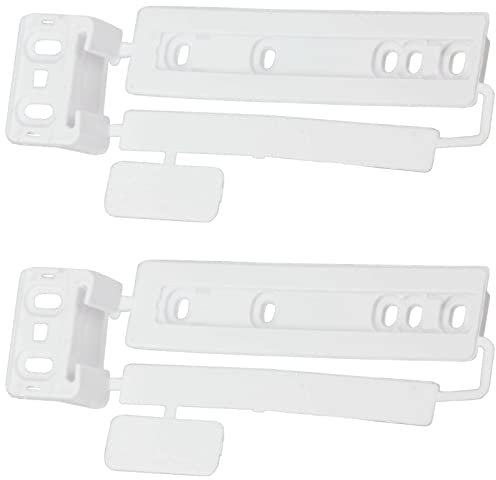 John Lewis Genuine JLBILIC02 JLBILIC03 Fridge Freezer Door Mounting Brackets Plastic Slide Fixing Kit (2 Pack)