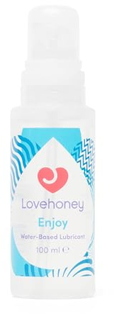 Lovehoney Enjoy Wasserbasiertes Gleitgel | Sanftes Gel mit natürlichem Gefühl | Nicht klebrig, nicht fleckend | Sicher mit Toy-Materialien verwendbar | 100 ml