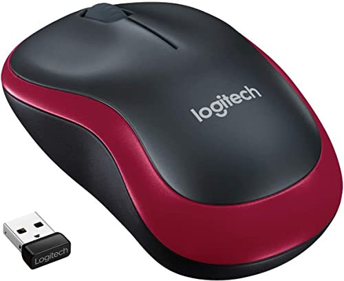 Ratón Inalámbrico Óptico Logitech 910-002237 1000 dpi Rojo
