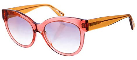 JUST CAVALLI Damen JC760S 69L 56 Sonnenbrille, Rot (Bordeaux Luc/Roviex Specchiato)