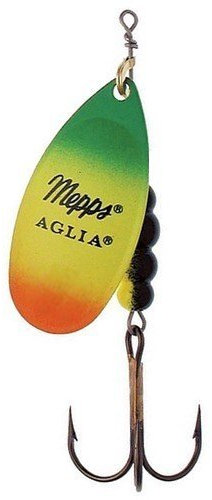 Mepps - Cucchiaino speciale per pesca alla trota Aglia, multicolore, AGLIA TIGER X1, 2
