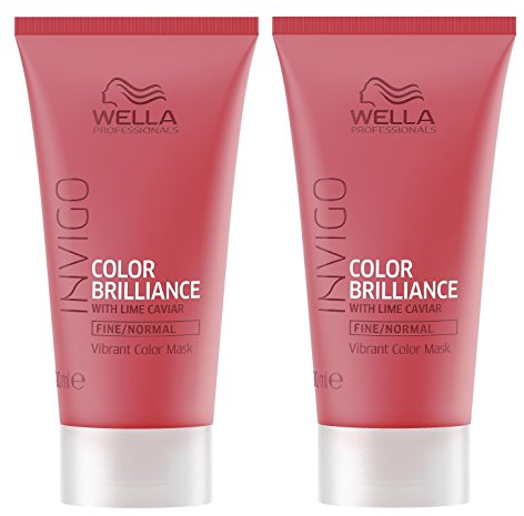 2er Color Brilliance Mask Invigo Wella Professionals für feines bis normales Haar je 30 ml = 60 ml
