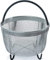 Panier cuisson 6QT Panier vapeur en acier inoxydable avec poignée pour Instant Pot Accessoires Compatible avec la plupart des autocuiseurs - cuire à la vapeur Légumes, oeufs, 6qt Noir