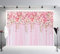 Huayi D-9354 Hintergrund mit rosa Blumen, Fotografie-Hintergrund, Hochzeit, Blumenmuster, Dessert, Tischdekoration, Geburtstagsbanner, Babyparty, Rose, D-9354-8x6ft Horizontal