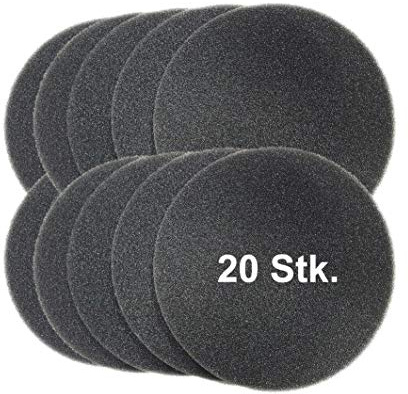 20 Stk. Ersatz-Staubfilter für Pluggit iconVent 160/170, Filterklasse G3, #ICV160G3 - Filtereinsatz - Filtermatte - Filter