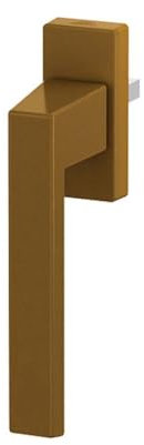 Design Aluminium Fenstergriff Tallinn, Farbe:Gold F4, Stiftlänge:35mm