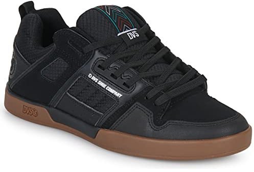 DVS Comanche 2.0+ Schuh für Herren, Schwarzer reflektierender Gummi Dave Bachinsky, 42 EU