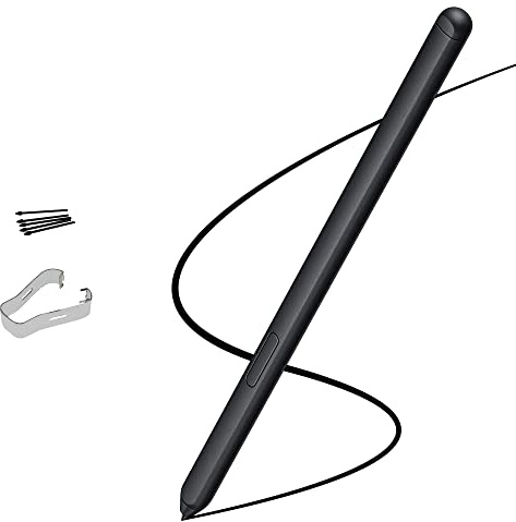 Galaxy S21 Ultra Pen Ersatz EJ-PG998BBEGEU für Samsung Galaxy S21 Ultra 5G Stylus S Pen + Spitzen/Federn (Phantom Black)