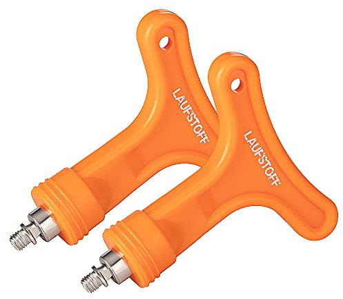 LAUFSTOFF Juego de 2 llaves para clavos, atletismo, juego de 2