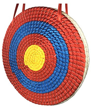 Archery Straw Target 3 Lagers Traditional Archery Target for Outdoor Shooting Practice