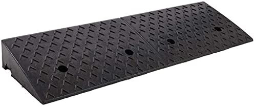 CAZARU Rampen Bordsteinrampen Bordsteinrampen Laderampen LKW Wohnwagen Uphill Pad Gummifahrzeugrampen Supermarkt The Mall Schwellenrampen/98 * 25 * 8 cm