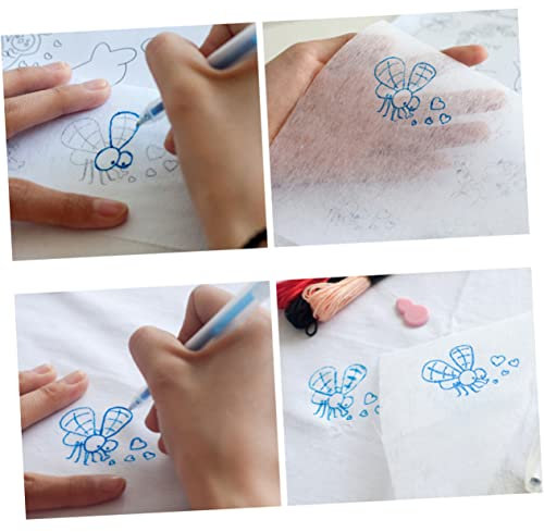 Ciieeo 32blätter Transparente Tracing Papier Für Diy Stickerei Transfer Musterkopierpapier Für Kreatives Pergamentpapier Zum Zeichnen Und Nähen Weiß s Strapazierfähig Und Vielseitig