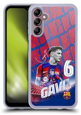 Head Case Designs Offizielle FC Barcelona GAVI 2023/24 Erstes Team Soft Gel Handyhülle Hülle kompatibel mit Samsung Galaxy A14 5G