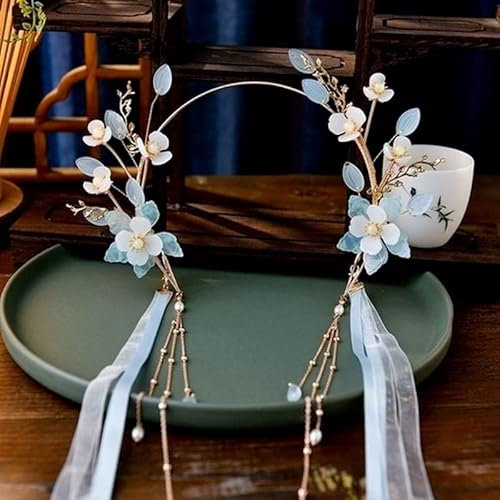 China Hanfu Fee Kopfschmuck Quaste Buyao Stirnband Krone Haarschmuck Haarnadel