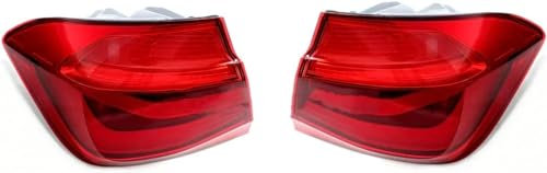 HhyY6LL Auto Rücklichter für BMW 3 Series F30 LCI 2013 2014 2015 2016 2017 2018,Auto Heckklappe Rückleuchten Linke Rechte Rücklichter Rücklicht-Montage Autoteile,A-Right