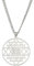 EUEAVAN Sri Yantra Chakra Halskette für Frauen und Männer Sri Yantra Amulett Talisman Anhänger Heilige Geometrie Halskette Hinduismus Symbol Heiliger Hindu Meditationsschmuck (silber)