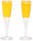 Champagne Glass Model, Miniature Dollhouse Wine Glass Toy, Suitable for Dollhouses and Miniature Environments, Adding Fun and Realism, for Decorating Mini Gardens, Windows, (pair