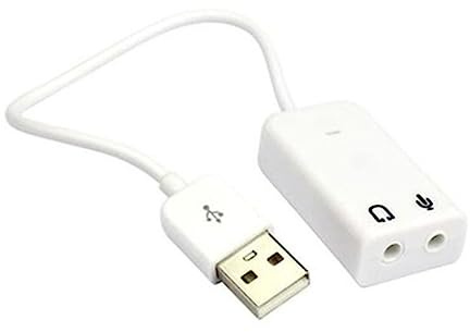 DOITOOL Scheda Audio Per Adattatore A 71 Con Indicatori Di Attività Di Disattivazione Della Via Cavo Bianco