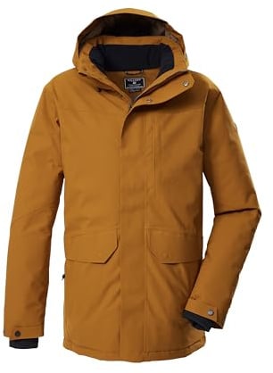 killtec Herren Outdoorparka/Funktionsparka mit abzippbarer Kapuze KOW 85 MN PRK, cognac, 3XL, 43331-000