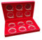 Boîte de rangement pour pièces de monnaie, capsules, boîte de collection de pièces de monnaie en bois, organisateur de pièces de monnaie pour collectionneurs de pièces de monnaie