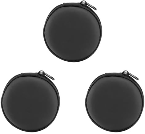 Gvvsjgdbis 3X Earphone Headphone Carrying Hard Hold Case Storage Bag Box Pocket Collection