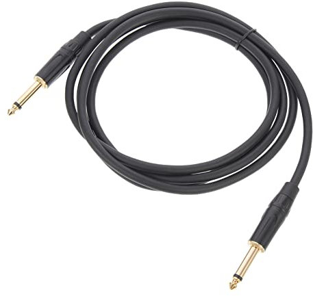 GOOHOCHY Audio Cable for Guitar and Speaker Professional Mono Male Connector Durable and Reliable Signal Transmission for Amplifiers Mixers and Musical Instruments