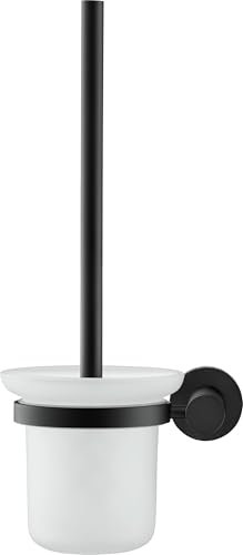 Duravit D-Code Bürstengarnitur, wandhängend, 0099274600, Farbe: Schwarz Matt