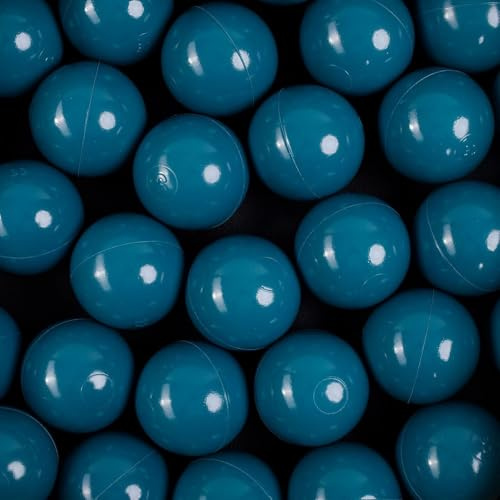 H&F Heimtextilien 100 Bälle für Bällebad Ø 7 cm – Grün Plastikbälle für Kinder & Babys – Weiche & langlebige Spielbälle – BPA-frei & schadstofffrei – Perfekt für Spielzelt, Hüpfburg & Garten