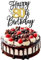 Nogeqi Happy 80th Birthday Cake Topper for Men and Women, 80th Cake Topper for Birthday Anniversary Party Supplies Decorations
