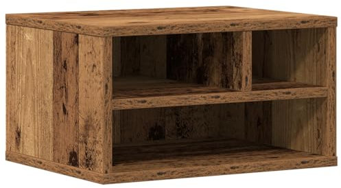 vidaXL Druckerständer Altholz 40x32x22,5 cm Holzwerkstoff