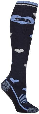 Storm Bloc Women’s Patterdale Cotton Equestrian Socks – 1 Pair, Long‑Leg Riding Socks, Breathable, Cushioned, Durable Stable & Outdoor Support, Size 4–8