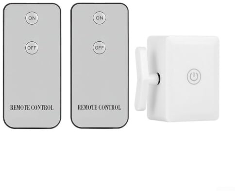 babominimer Smart Remote Button Pusher Switch Robot with 2 IR Remote Controls, ABS Material, White, 51x54mm, Compatible with Various Wall Light Switches for Home Automat