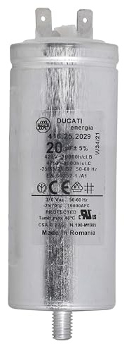 Masterpart Dryer Run Capacitor 20uf 416.25.2029 To Fit Hoover, Candy Tumble Dryers 41035591