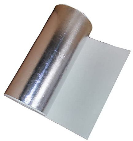 Hochtemperatur-Keramikfaser-Barriere-Isolierfolie – Aluminiumfolienmatte, 2300 ℉ hitzebeständiges Material(Thick: 1mm)