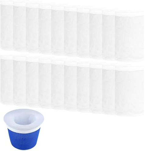 20 Pièce Chaussette Skimmer Piscine Panier Filtre Skimmer Pool Skimmer Sock