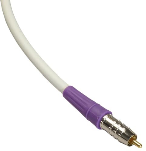 Blue Jeans Cable LC-2 Double-Shielded Low Capacitance Subwoofer Cable (White, 35 Foot)