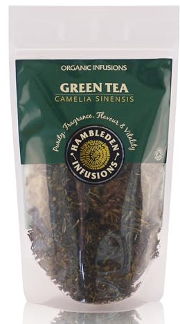 Hamblden Herbs Organic Green Tea Loose Leaf Infusion 65g (6 x 65g Pouches)