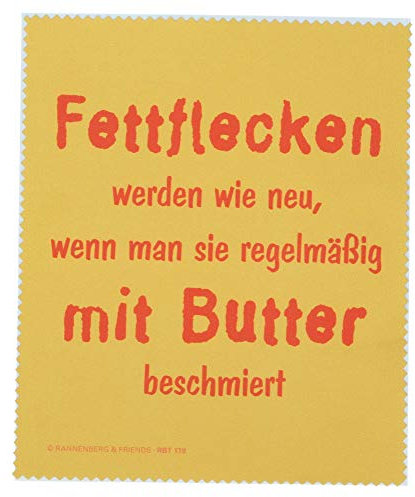 Rannenberg & Friends Brillenputztuch/Microfasertuch Fettflecken