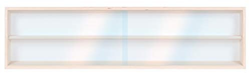 Alsino V-100.2 Vitrine Spur HO & N, Regal H0 100 cm 2 Fächer