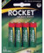 Rocket Stilo Batteria AA Zinco Carbone, Confezione da 4 pezzi