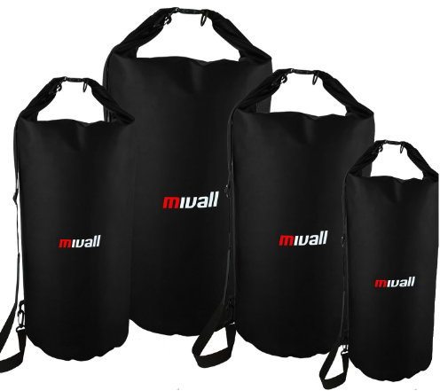 Mivall wasserdichter Packsack Seesack Transportsack 10/20 / 30/50 Liter (30 Liter)