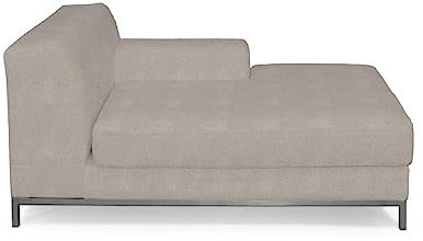 Dekoria Ersatz für Bezug für Kramfors Sofa Recamiere rechts Sofahusse passend für Modell Kramfors beige-grau