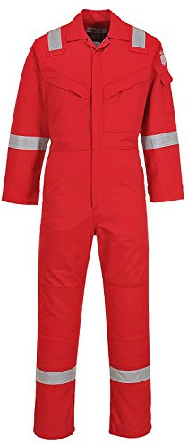 Portwest Aberdeen FR Coverall, Size: 48, Colour: Red, FF50RER48