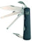 Mikov Angler Taschenmesser, 5 Funktionen Multitool Messer, BLACK Kunststoff Griff, scharfes Taschenmesser, Fischermesser Fischsäge 7,5cm ROSTFREI Klinge für Jagen/ Angeln/ Fischen, Multifunktionswerkzeug