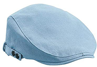 CLAPE Herren Baskenmütze Klassisch Schiebermütze Unisex Beret Schirmmütze Flatcap Schlägermütze aus Baumwolle Gatsby Newsboy Cap Ivy Cap, Blau